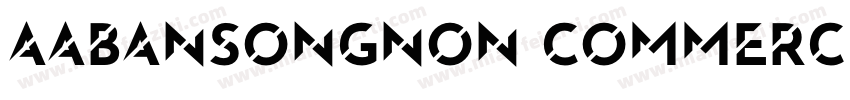 AaBanSongNon CommercialUse字体转换